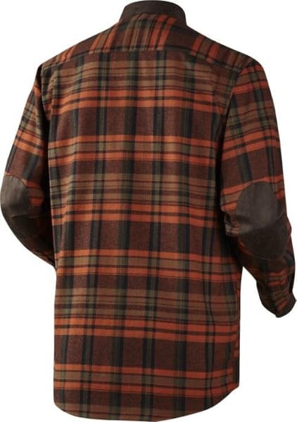 Pajala Skjorta Burnt/Orange Check, view: 1