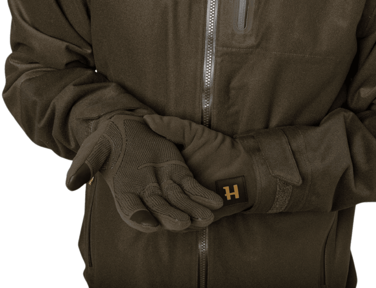 Hunter WSP Glove Hunting Green/Shadow Brown, view: 1