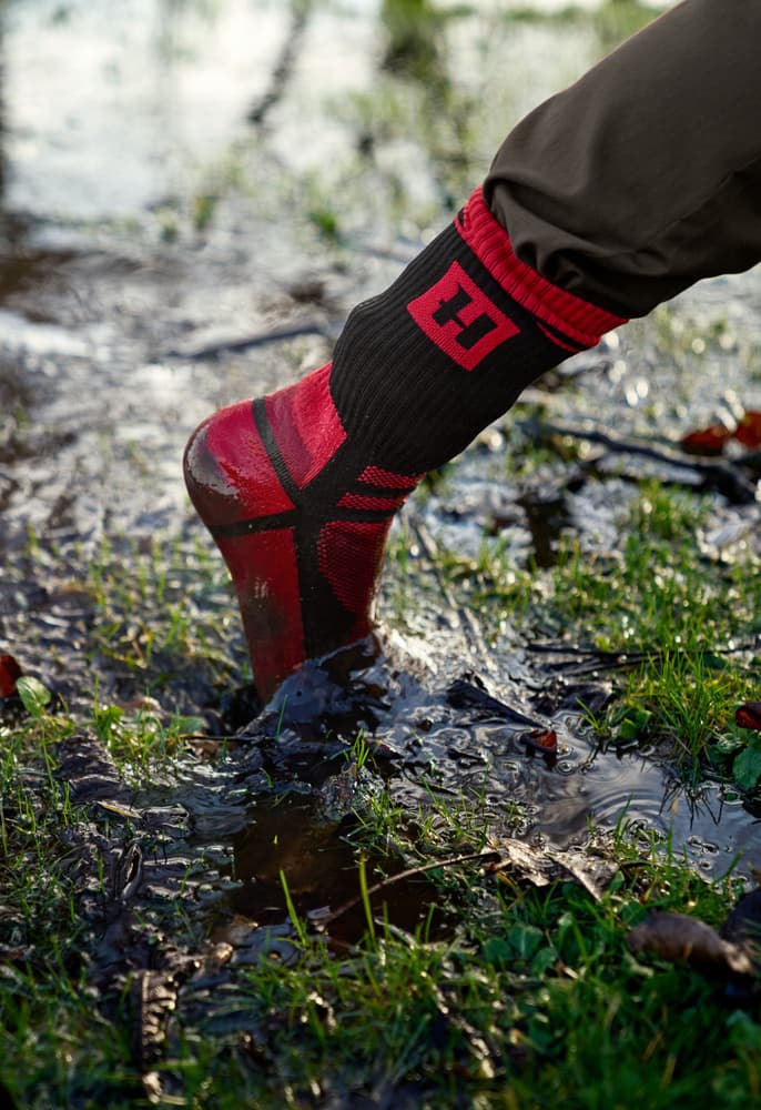 Waterproof Sock Red/Black, view: 2