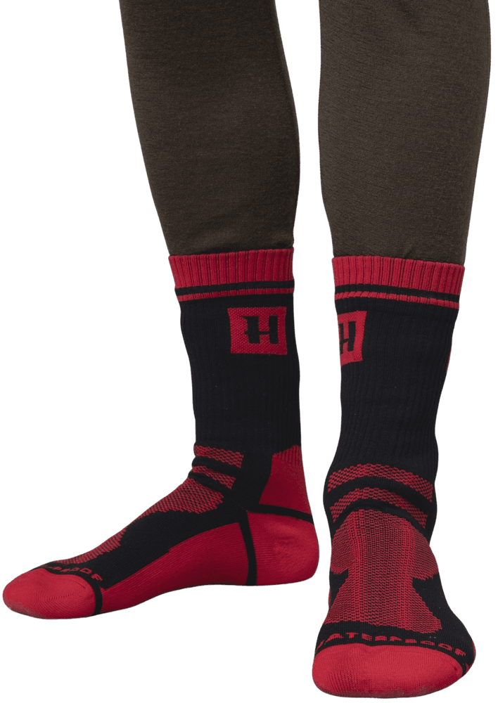Waterproof Sock Red/Black, view: 1