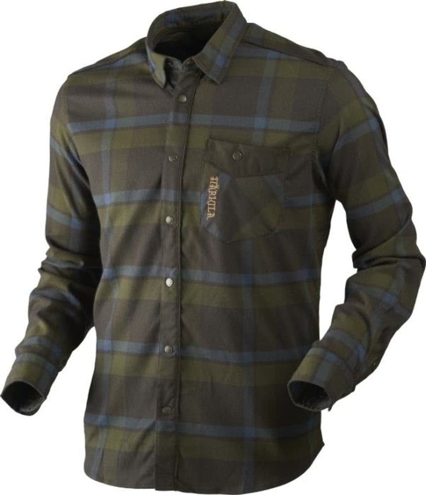 Angot L/S Skjorta India Ink Blue/Shadow, view: 0