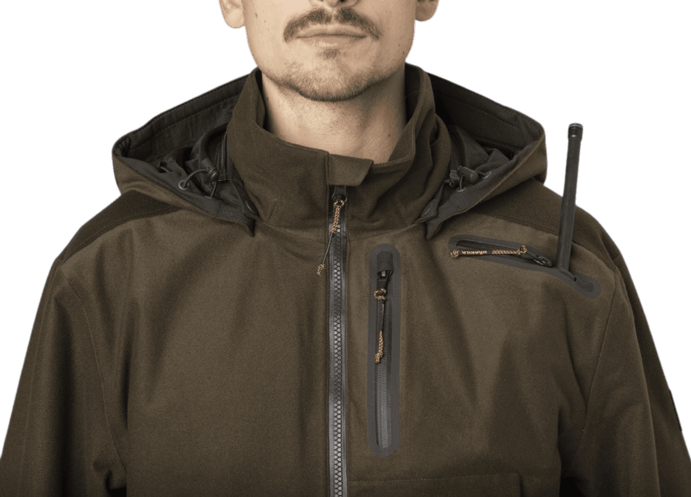 Hunter GTX Jacket Hunting Green/Shadow Brown, view: 2