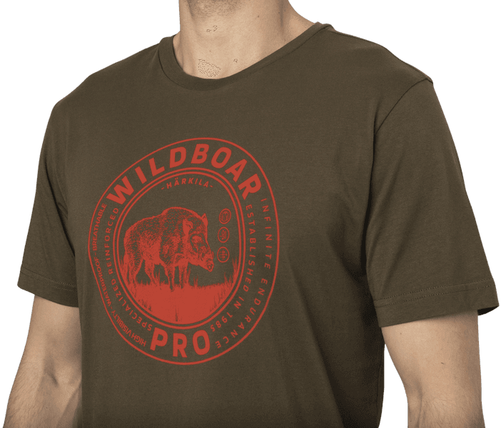 Wildboar T-shirt Willow Green, view: 2
