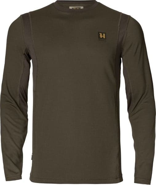 Hunter L/S T-Shirt Hunting Green/Shadow Brown, view: 0