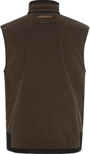 Kamko Fleece Vest Brown/Red, view: 1