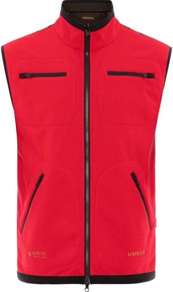 Kamko Fleece Vest Brown/Red, view: 2