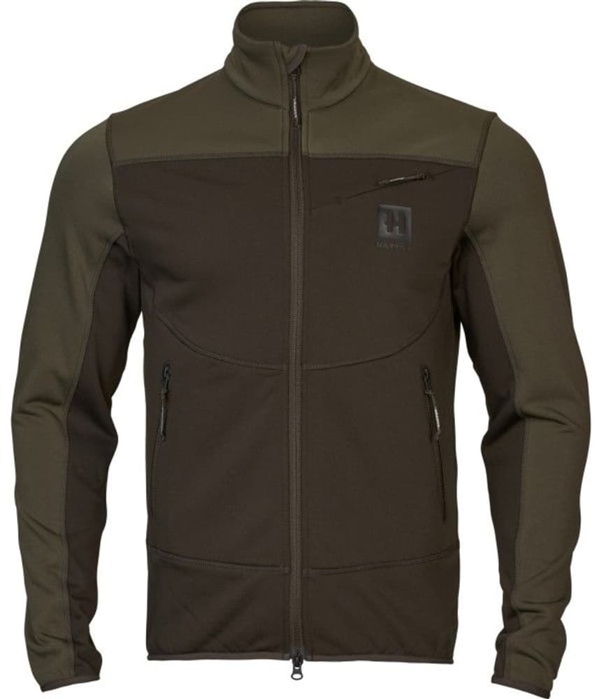 Olaf Fleece Jacket Shadow Brown/Forest Night, view: 0