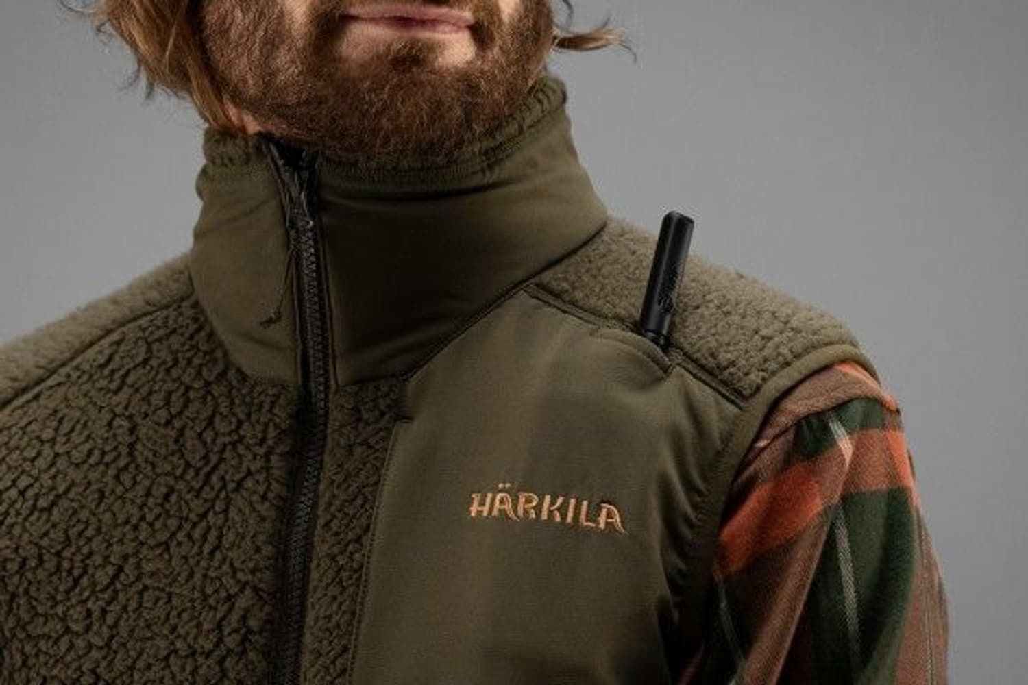 Polar Fleece Väst Willow Green, view: 2