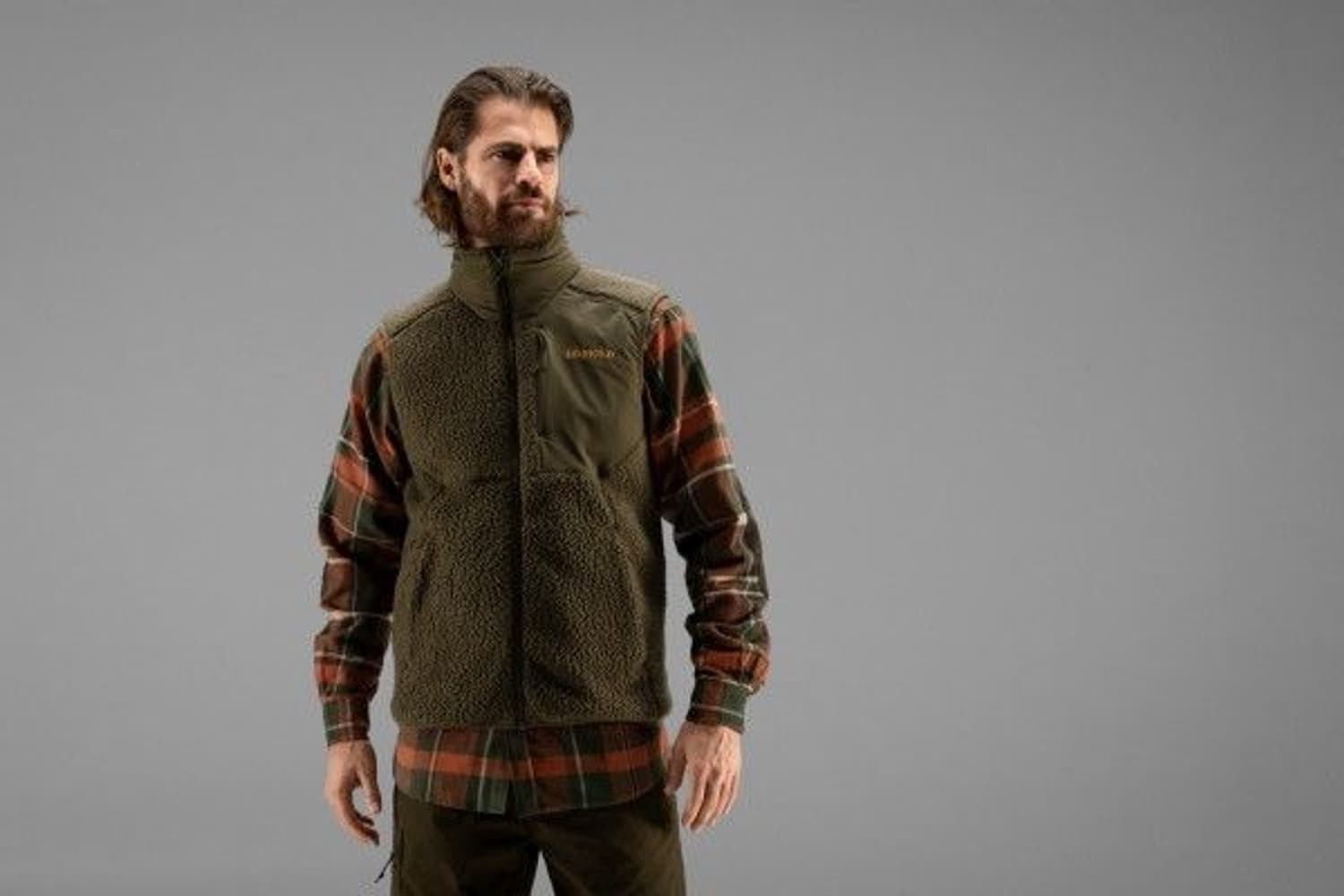 Polar Fleece Väst Willow Green, view: 5