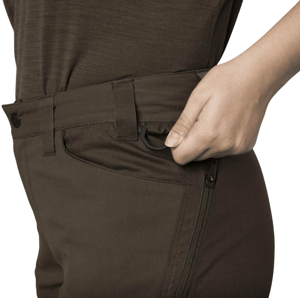 Runa Trouser Women Brown/Willow Green, view: 4