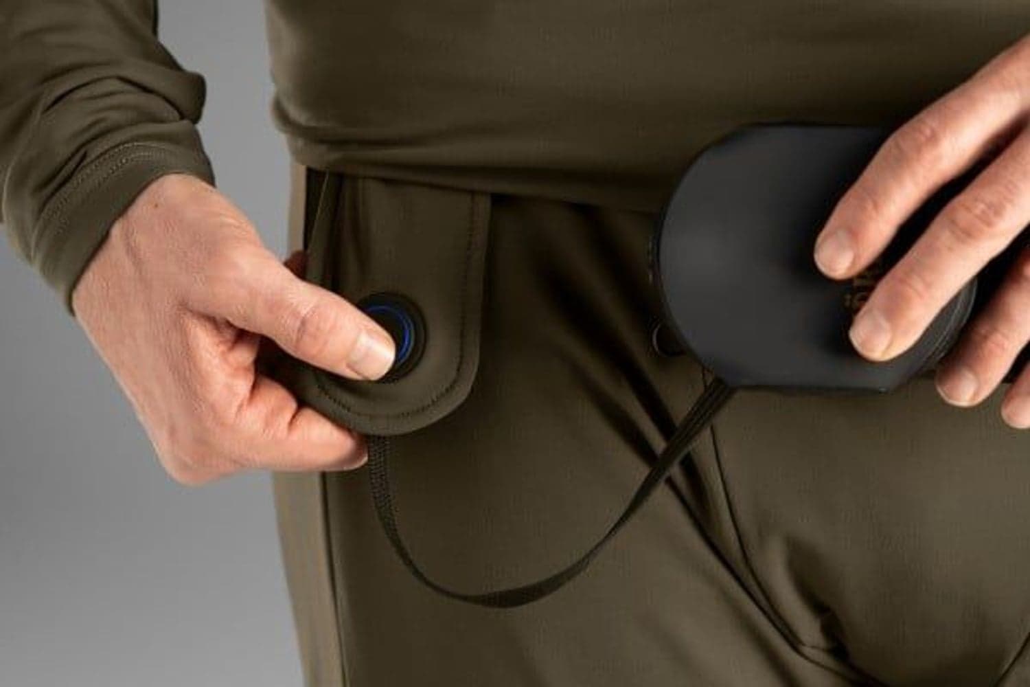 Heat Långkalsonger Willow Green/Black, view: 5