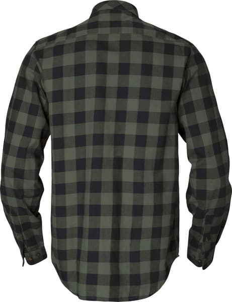 Scandinavian L/S Shirt Green Check, view: 1