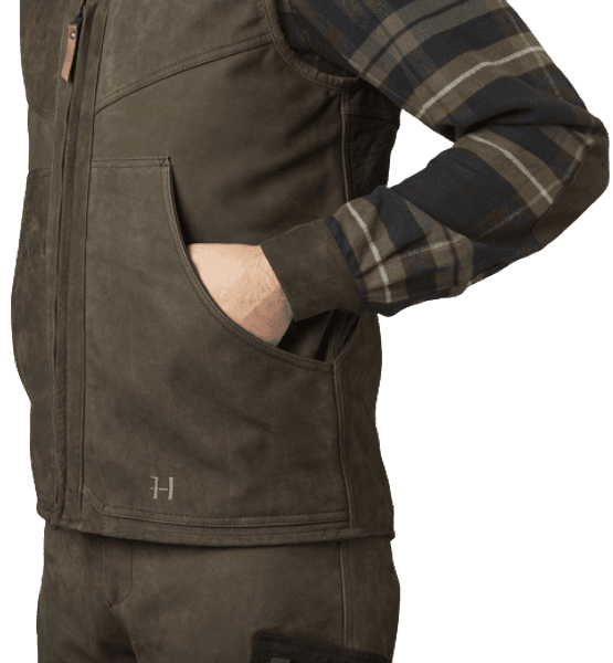 Pro Hunter Leather Vest Willow Green, view: 4