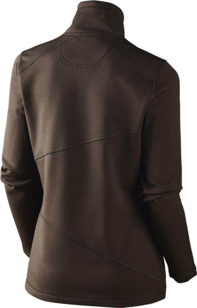 Disa Lady Full Zip Fleece Brown Melange, view: 1