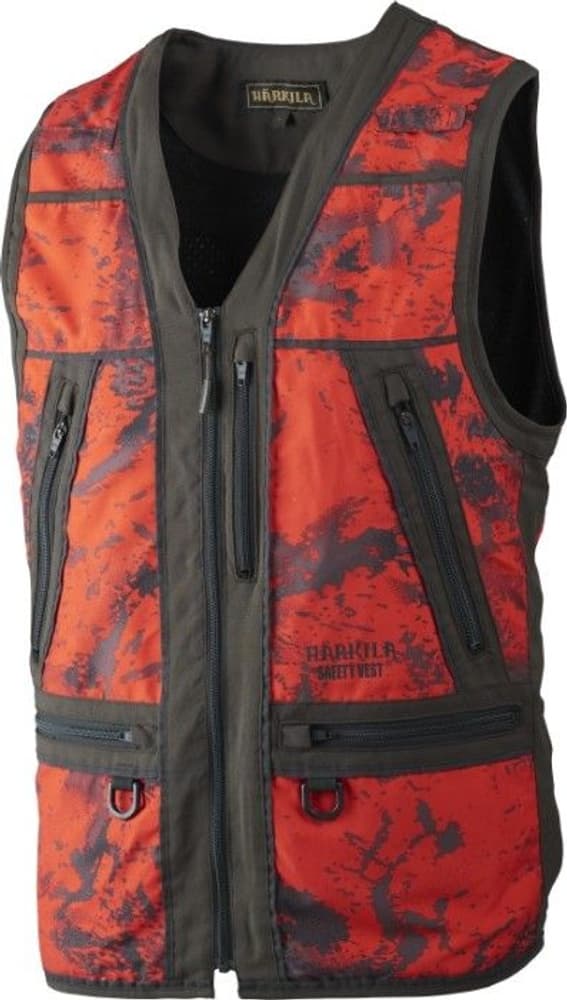 Lynx Safety Vest AXIS MSP® Red Blaze/Shadow Brown, view: 0