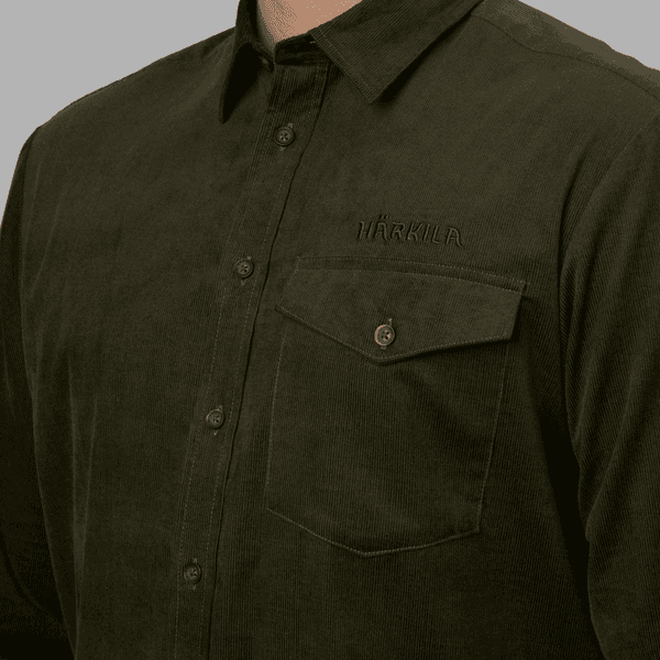Kaldfjord Sammet Skjorta Willow Green, view: 4