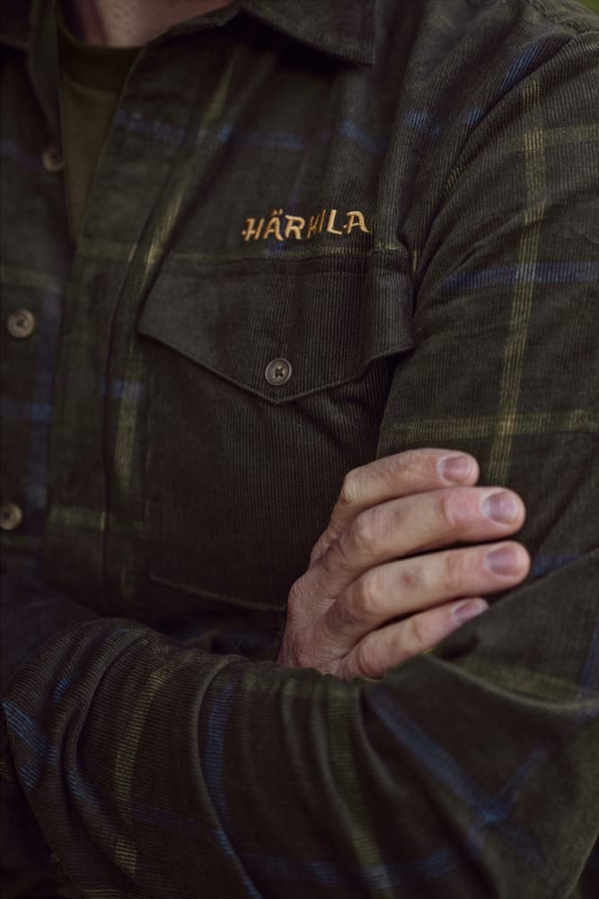 Kaldfjord Corduroy Shirt Shadow Brown, view: 3