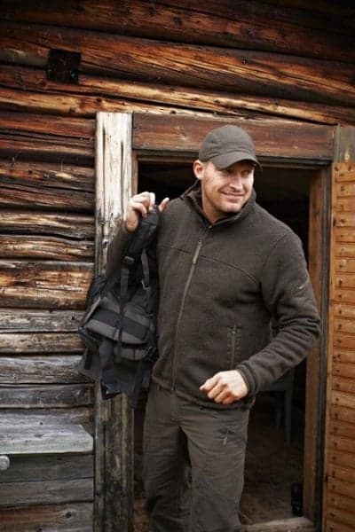 Norja HSP Cardigan Full Zip Brown Melange, view: 2