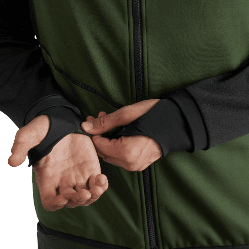 Scandinavian Fleece Jacket Green/Black, view: 4