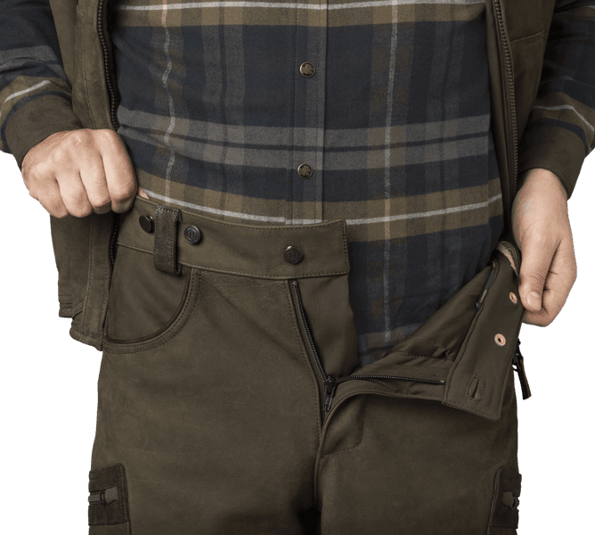 Pro Hunter Leather Trousers Willow Green, view: 2