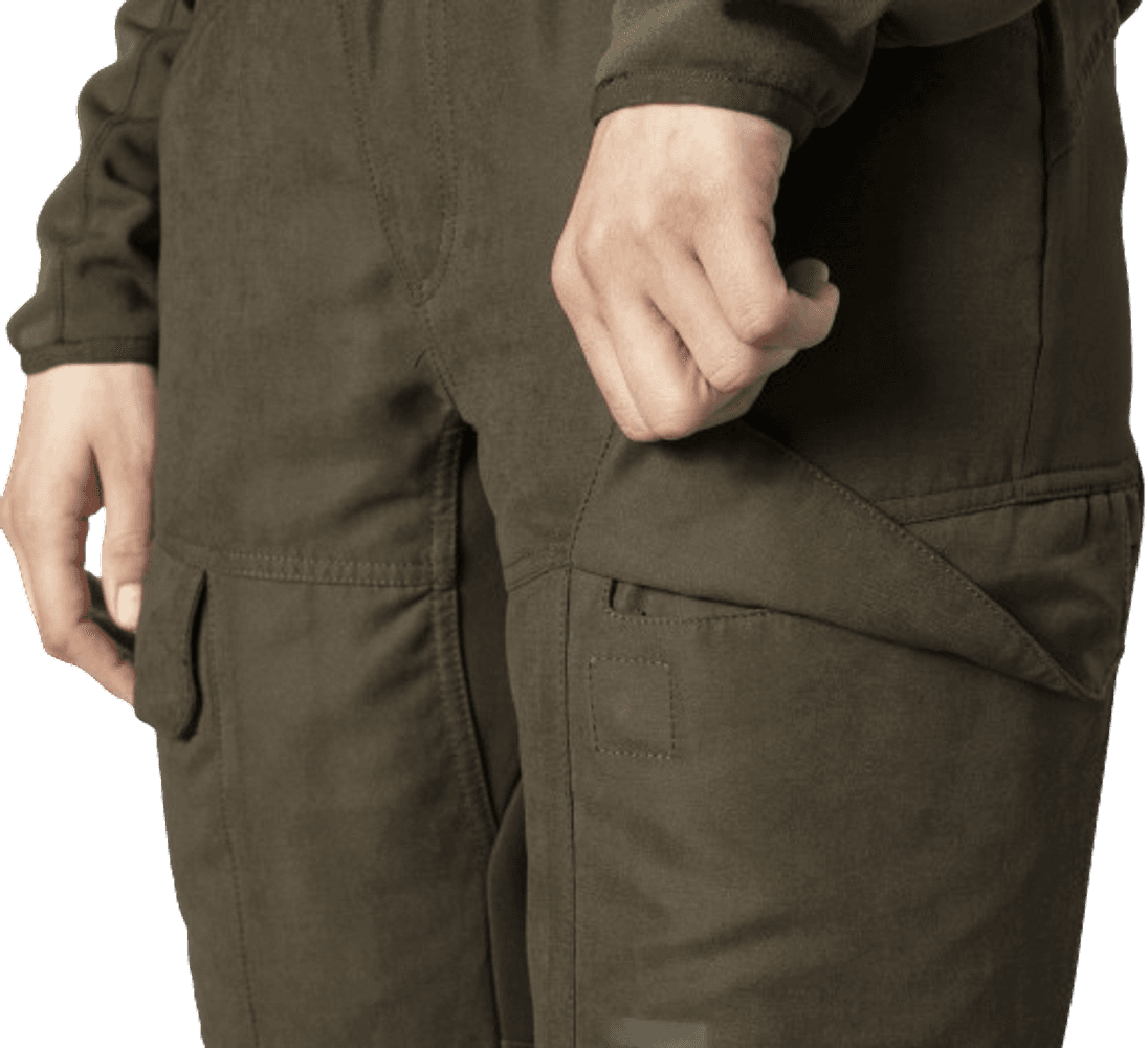 Scandinavian Trousers Women Green/Deep Brown, view: 3