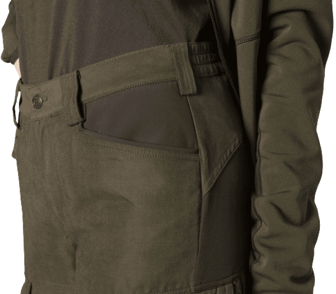 Scandinavian Trousers Women Green/Deep Brown, view: 2