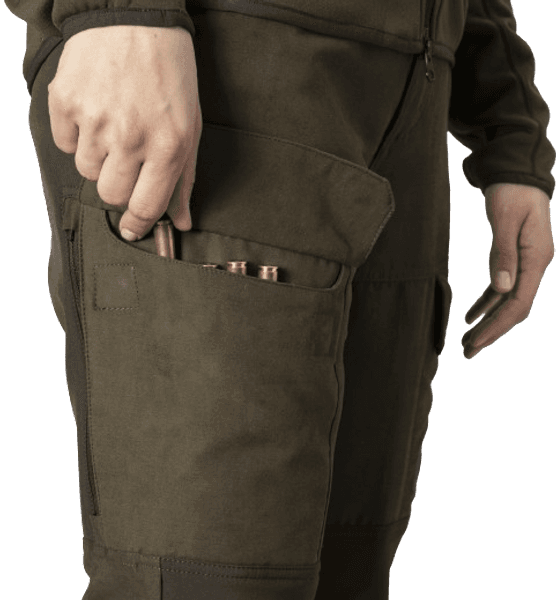 Scandinavian Trousers Women Green/Deep Brown, view: 6