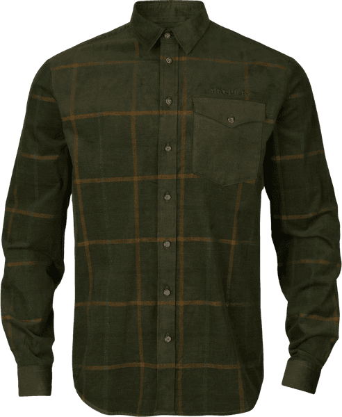 Kaldfjord Sammet Rutig Skjorta Green Check, view: 0