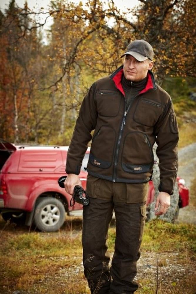 Kamko Windstopper Fleece Jacket Brown/Red, view: 7