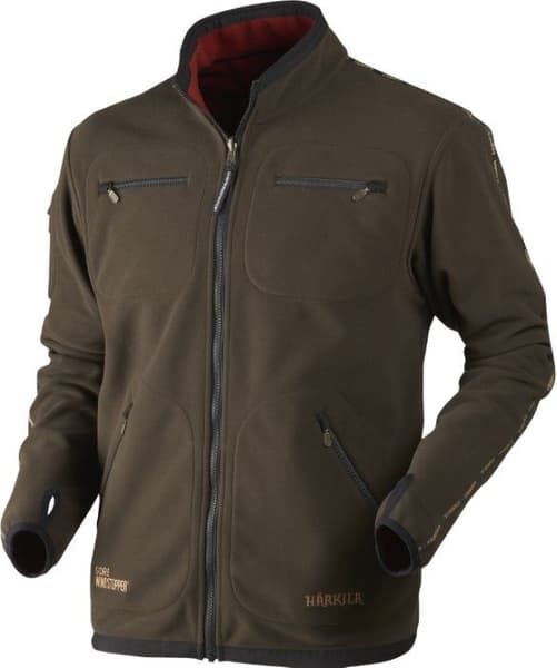 Kamko Windstopper Fleece Jacket Burnt Orange/Shadow Brown, view: 1