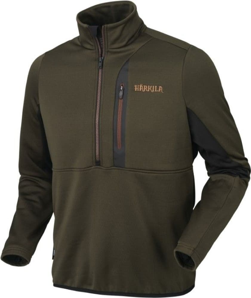 Tidan Hybrid Half Zip Fleece Jacka Willow Green/Black, view: 0