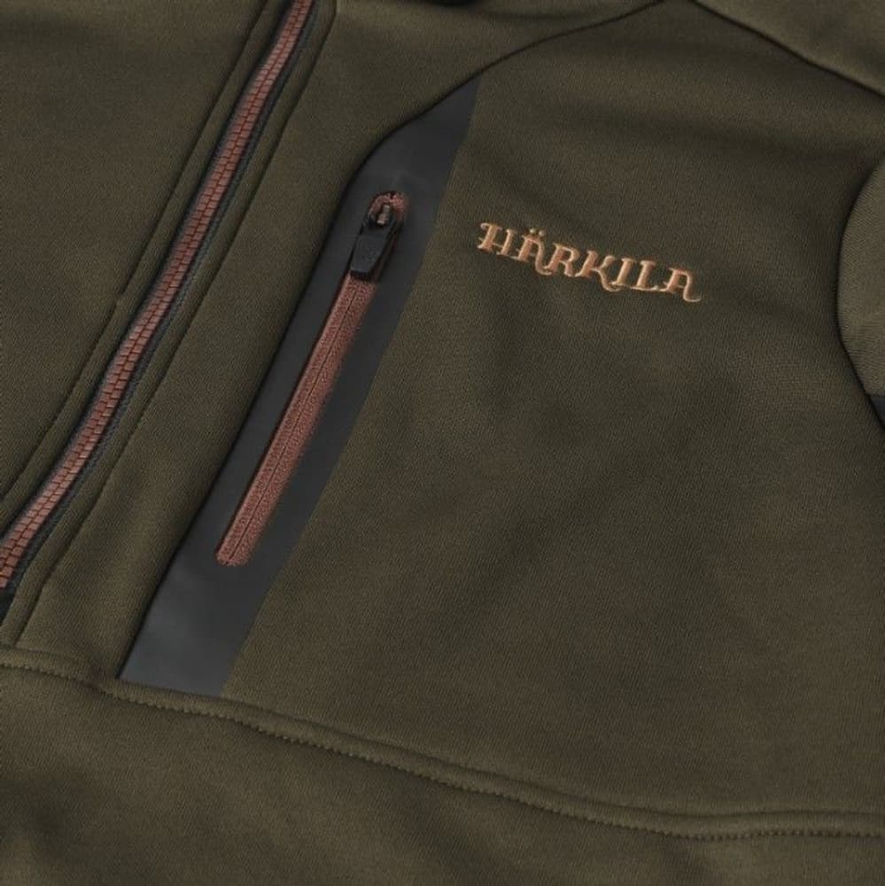 Tidan Hybrid Half Zip Fleece Jacka Willow Green/Black, view: 4