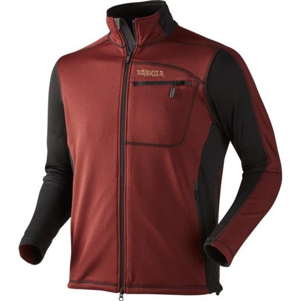 Vestmar Hybrid Fleece Jacket Syrah Red Melange, view: 0