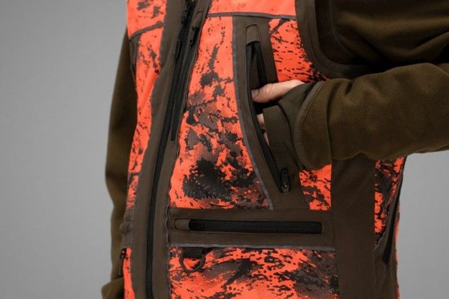 Wildboar Pro Safety Väst AXIS MSP® Orange Blaze/Shadow brown, view: 4