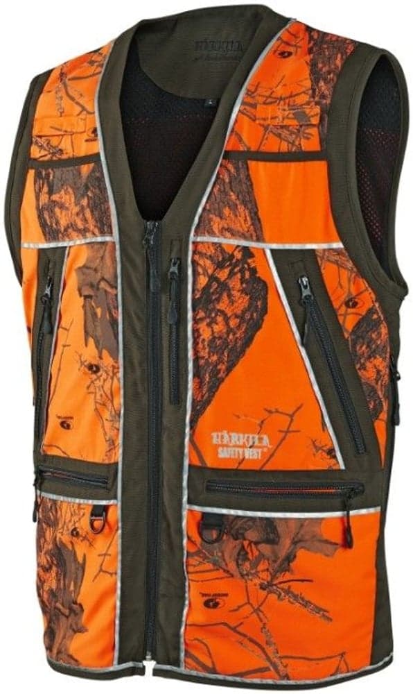 Safety Waistcoat Hundförarväst w Green w/Orange, view: 0