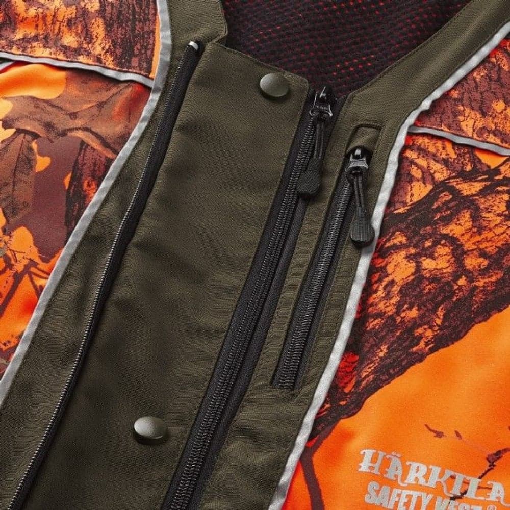 Safety Waistcoat Hundförarväst w Green w/Orange, view: 2