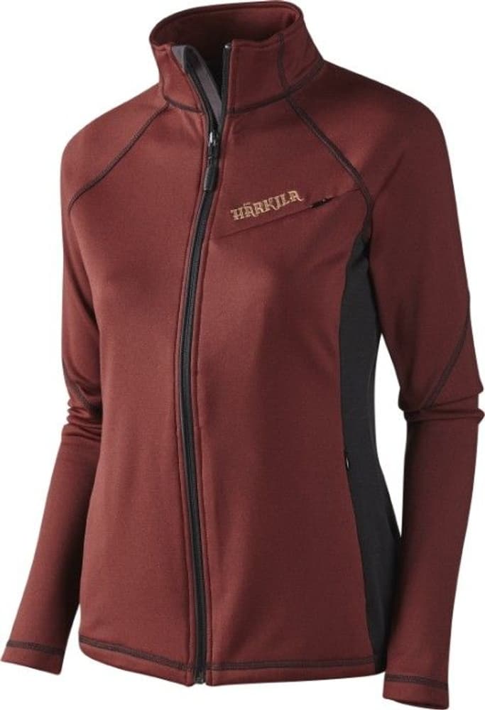 Vestmar Hybrid Lady Fleece Jacket Syrah Red Melange, view: 0