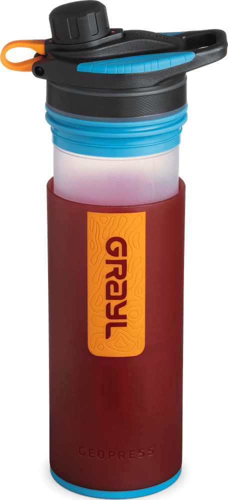 GeoPress Purifier Bottle Wanderer Red, view: 2