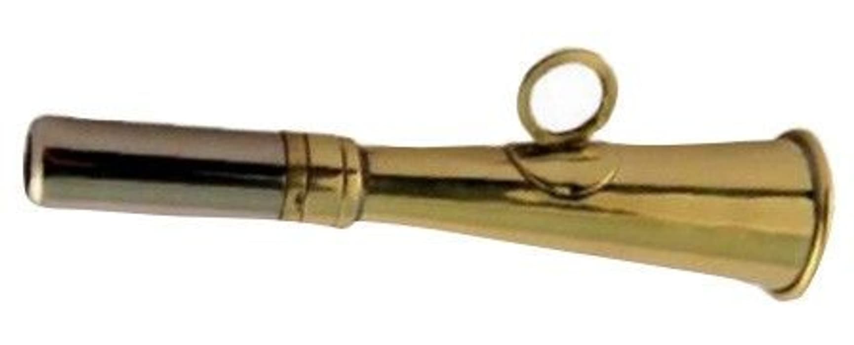 Jakthorn Mässing Böjt 12 cm, view: 0