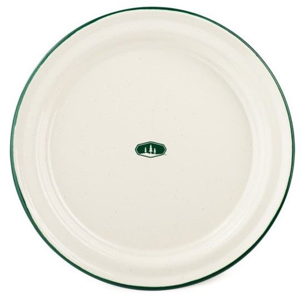 Deluxe Enamelware Plate Cream, view: 1