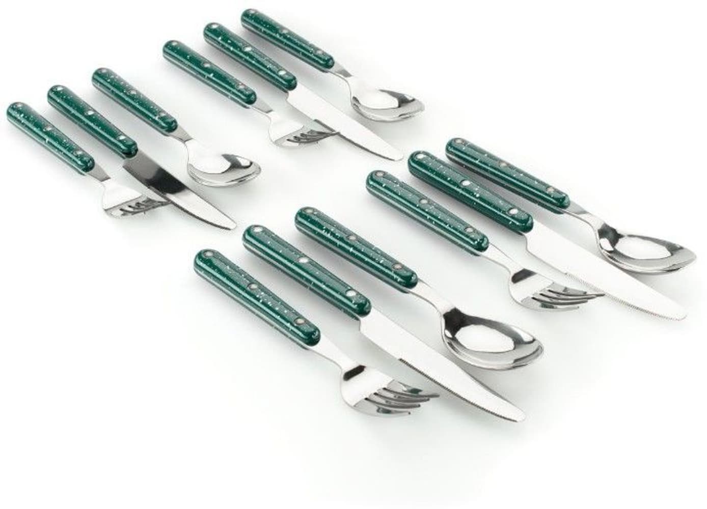 Pioneer Cutlery Green 12 delar, view: 0