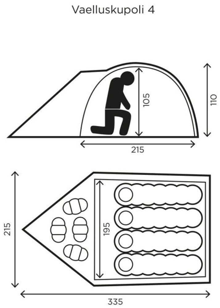 Dome 4P Tent, view: 2