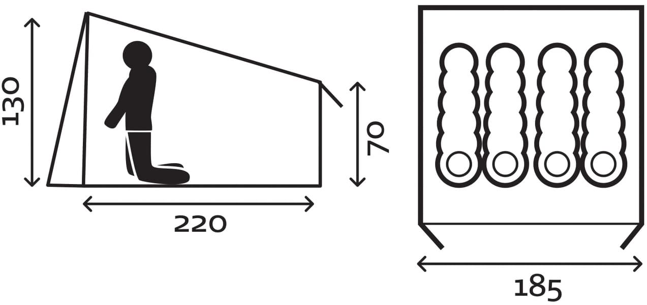 Laavu Evo Tent 4P, view: 4