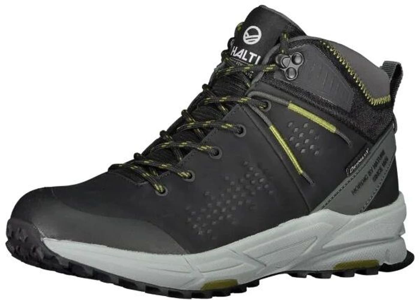M's Hakon Mid DX Waterproof Trekking Shoe Black/Pesto Green, view: 0