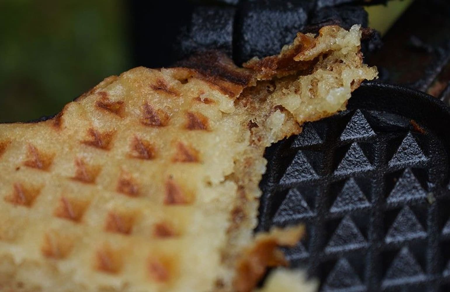 Våffeljärn gjutjärn 20 x 20 cm, view: 2