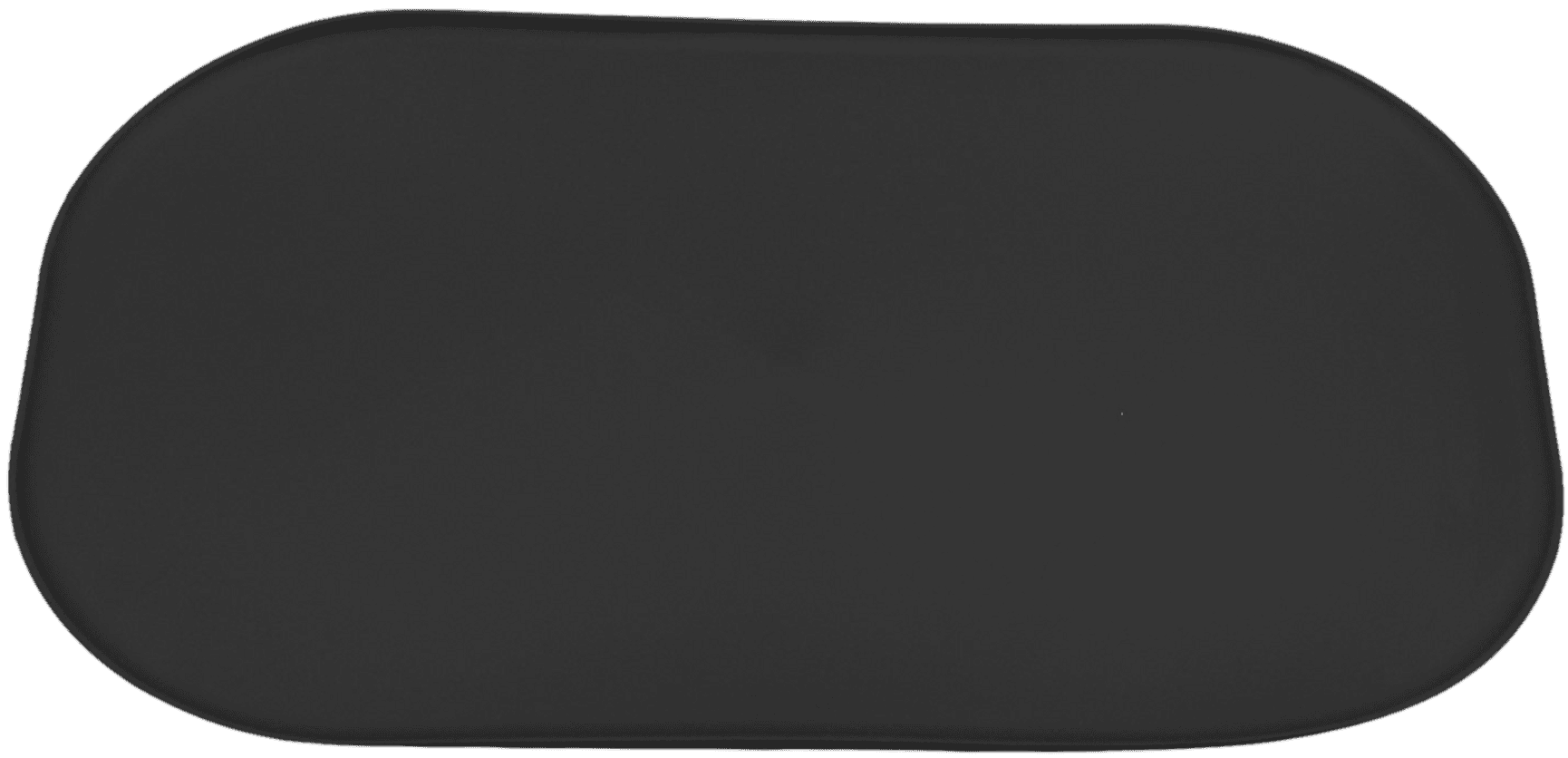 Matskålsunderlägg 47x30 cm Svart, view: 0