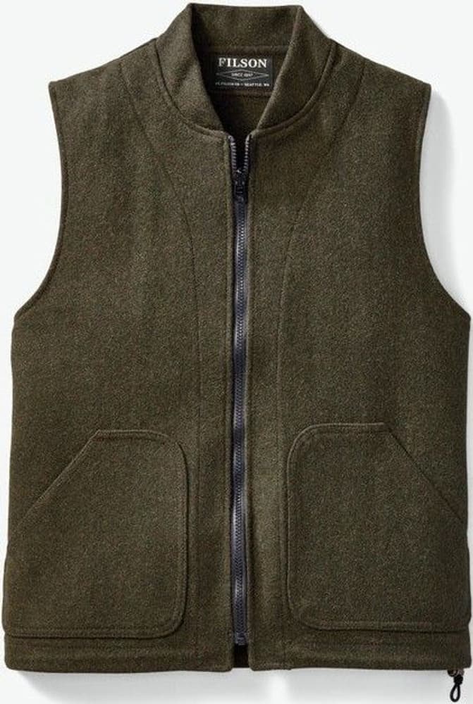 Wool Vest Liner Forest Green, view: 0