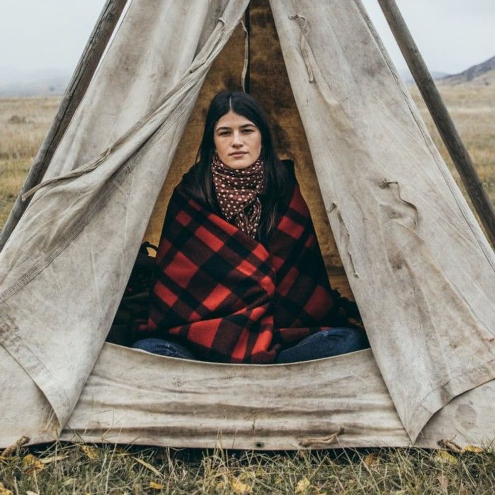 Mackinaw Blanket Gray Black, view: 1