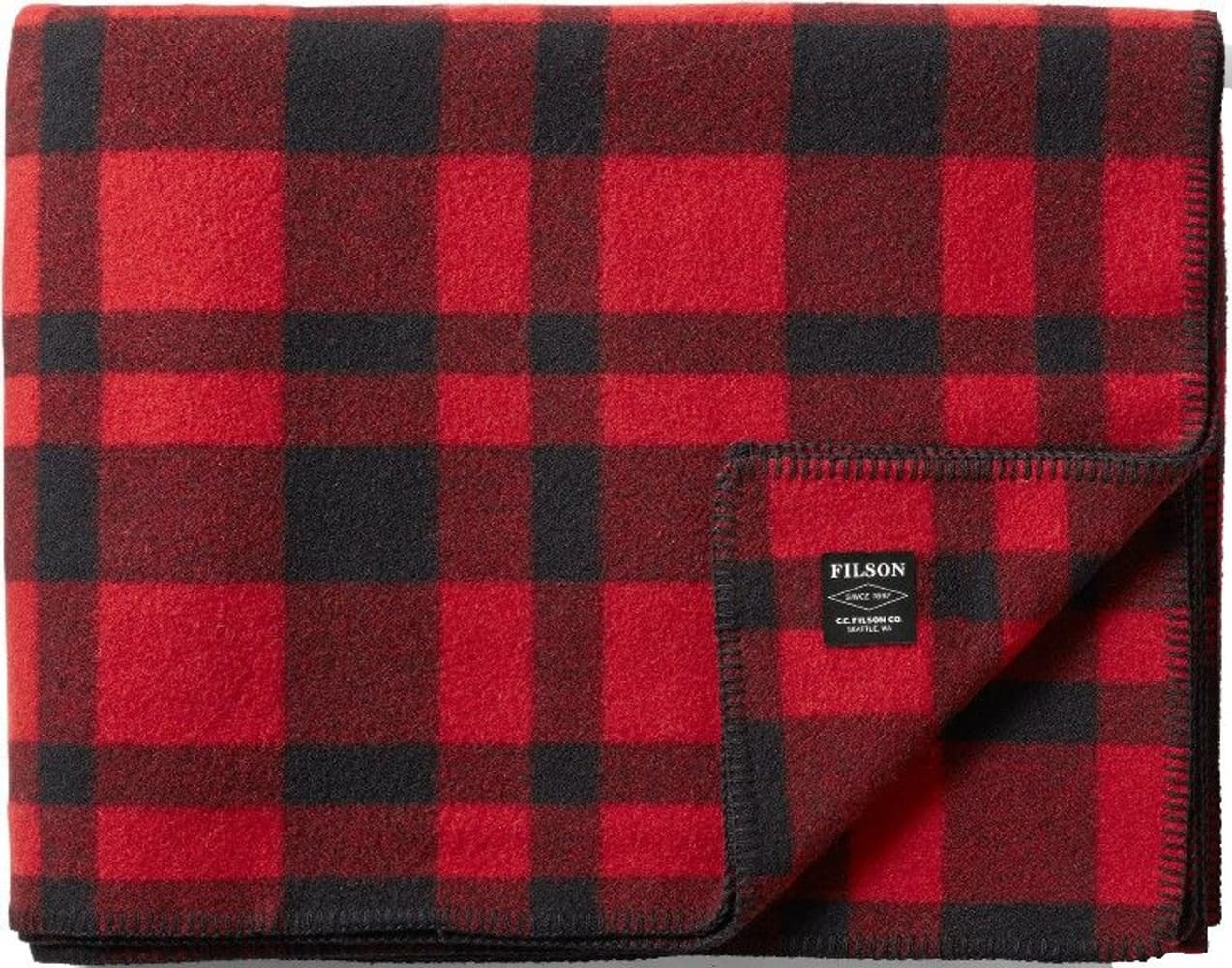 Mackinaw Blanket Red Black, view: 0