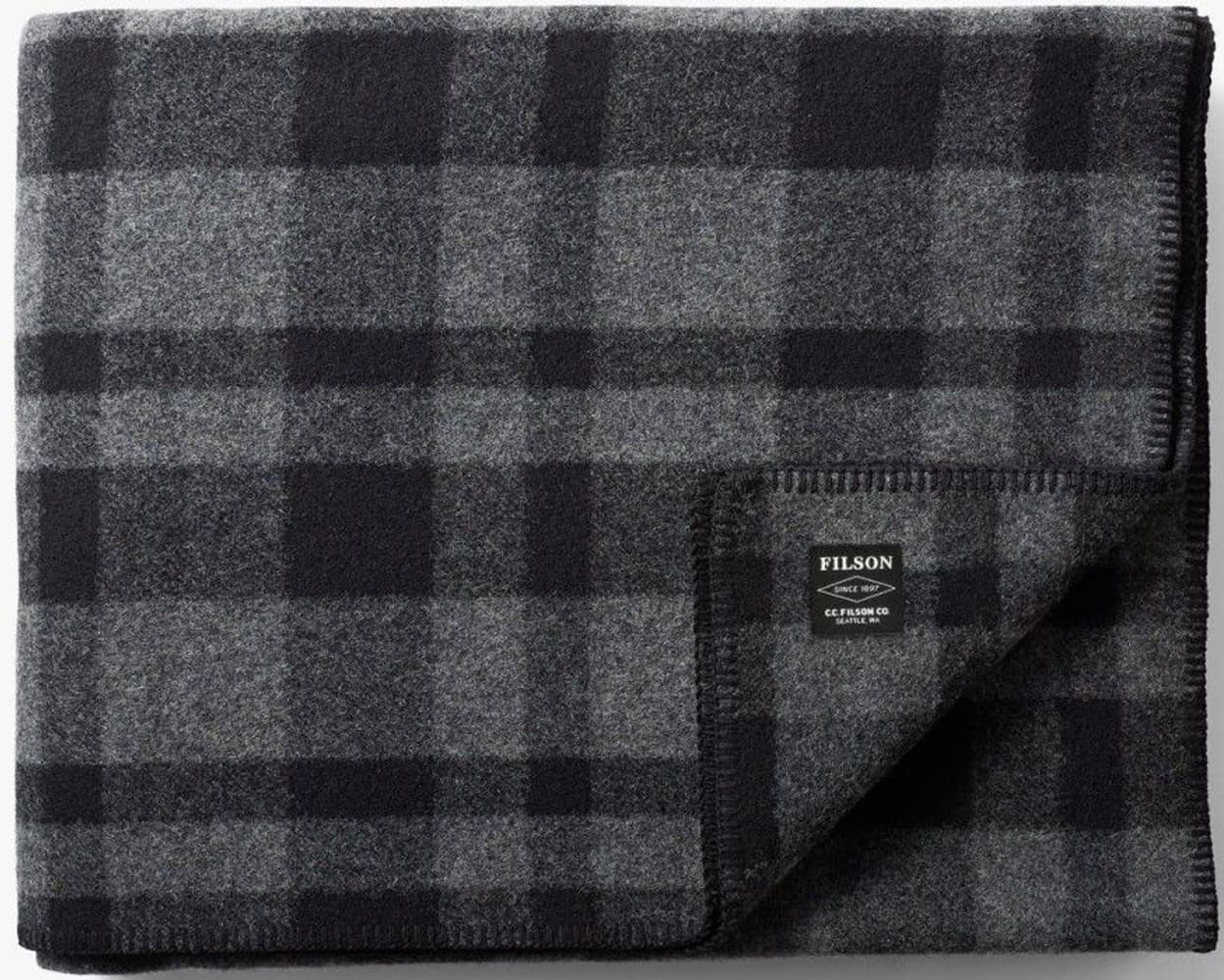 Mackinaw Blanket Gray Black, view: 0